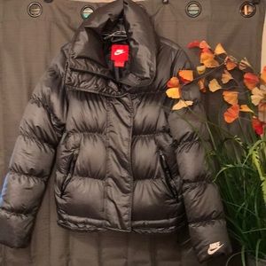 Nike Grey Duck Down Puffy Jacket/Gray ~M~